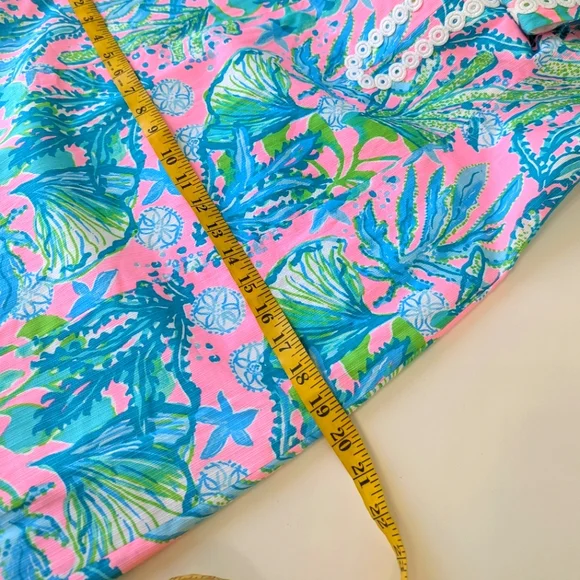 Lilly Pulitzer Delia Stretch Shift Dress Hip Nautic 6 - Picture 9 of 15